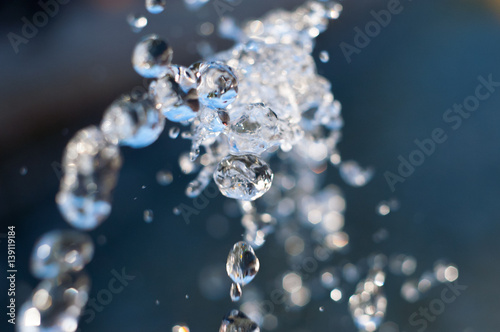 Fountain splash the sky