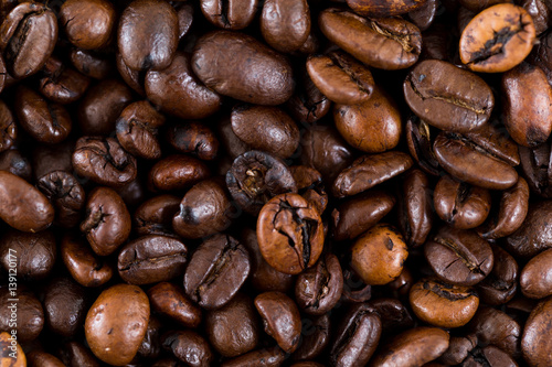 Fototapeta Naklejka Na Ścianę i Meble -  Brown coffee bean