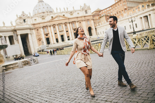 Photography Loving couple in the Vatican, Italy