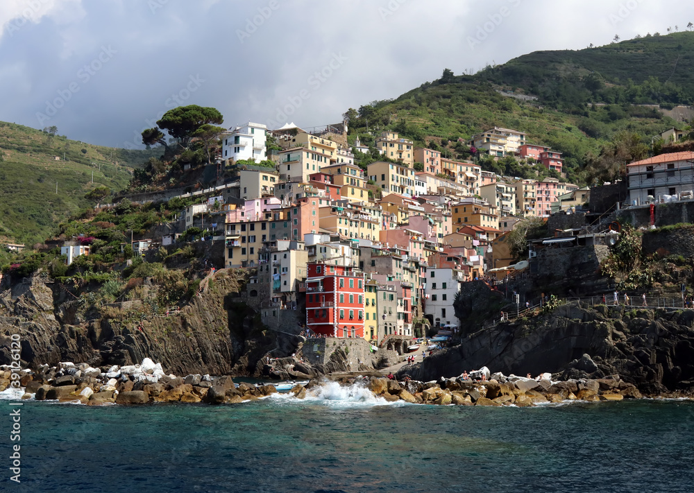 Riomaggiore, one of five villages of Cinque Terre