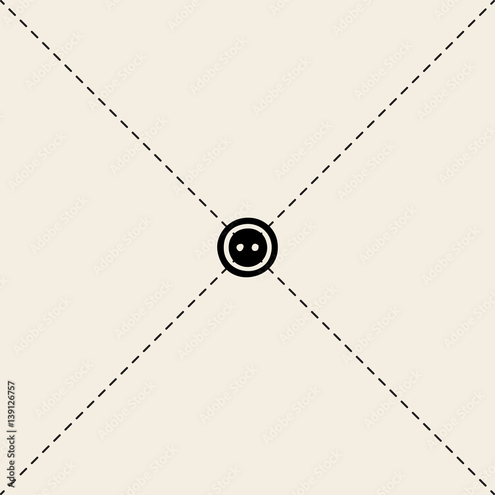 Fototapeta premium seamless monochrome buttons pattern background