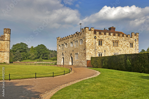 The majestic Leeds castle situated in the Kent region of England. © elenarostunova