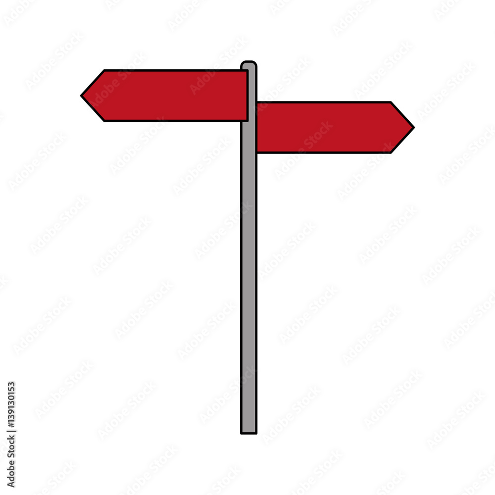 red road or street sign icon image vector illustration design red road or street sign icon image vector illustration design