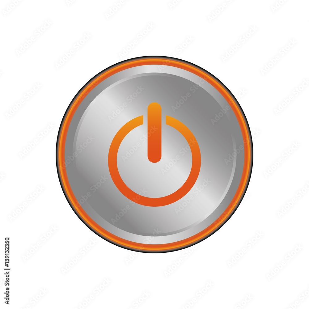 On off switch power icon vector illustration graphic design