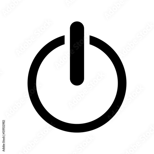On off switch power icon vector illustration graphic design