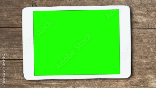 Tablet Device Greenscreen