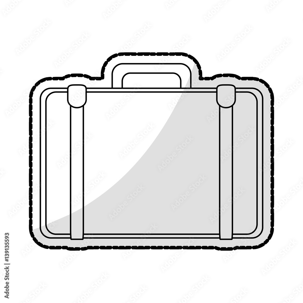 business briefcase icon image black line design vector illustration design business briefcase icon image black line design vector illustration design