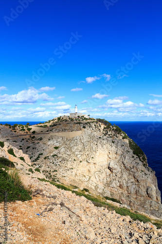 Cap de Formentor Lighthouse panorama and Mediterranean Sea, Majorca, Spain