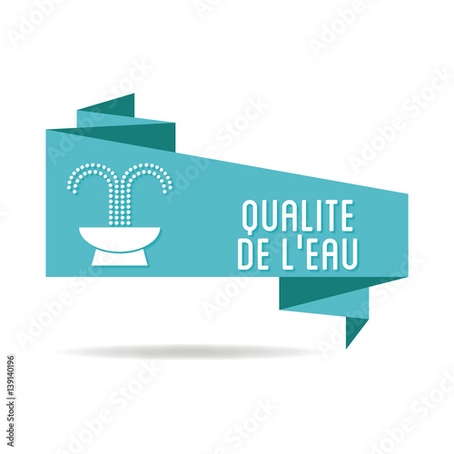 Logo qualité de l'eau.