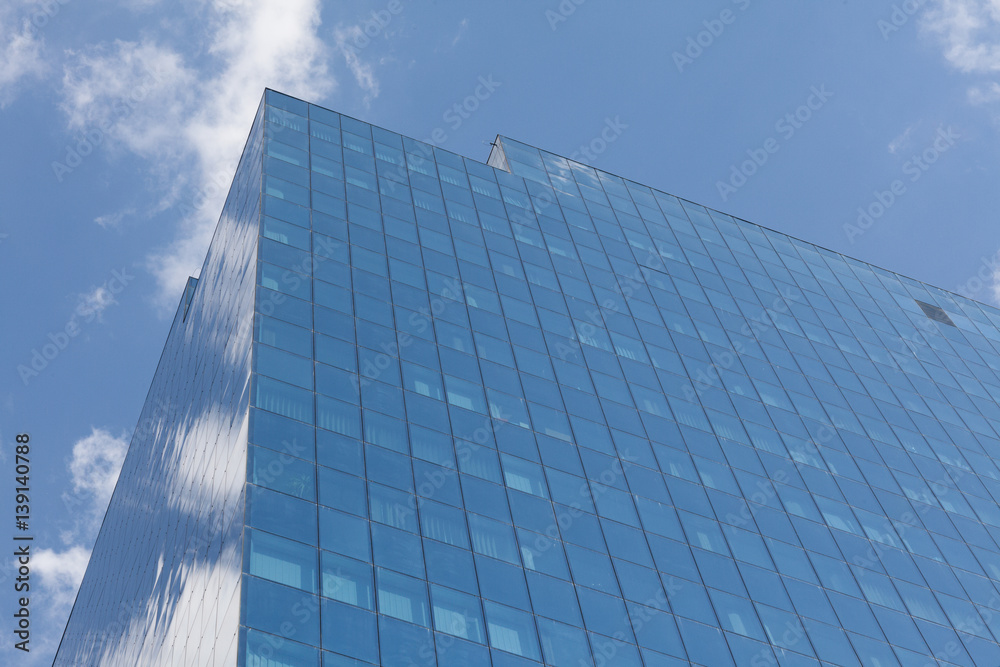 Skyscraper, symbol of corporate business and finance