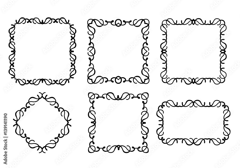 Decorative frame set Decorative frame set