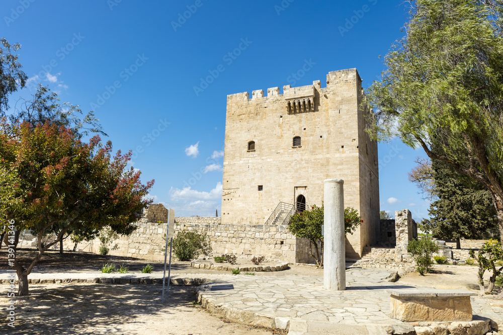 The medieval castle of Kolossi near Limassol in Cyprus