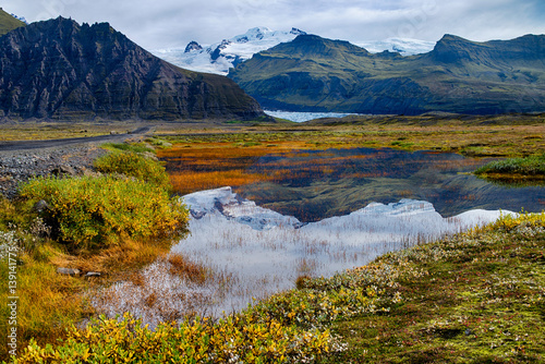 Svinafellsjokull glacier in Iceland