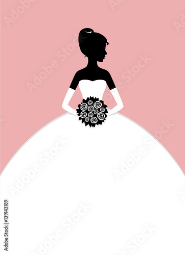 Bride's silhouette