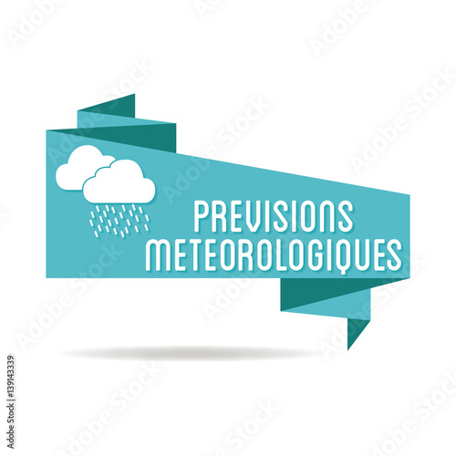 Logo prévisions météorologiques.