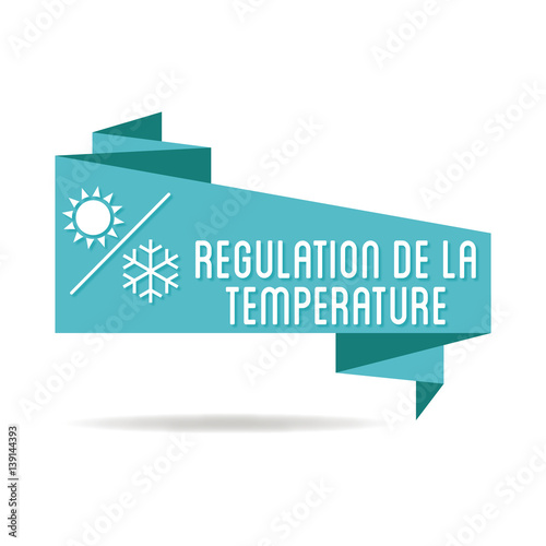 Logo régulation de la température.
