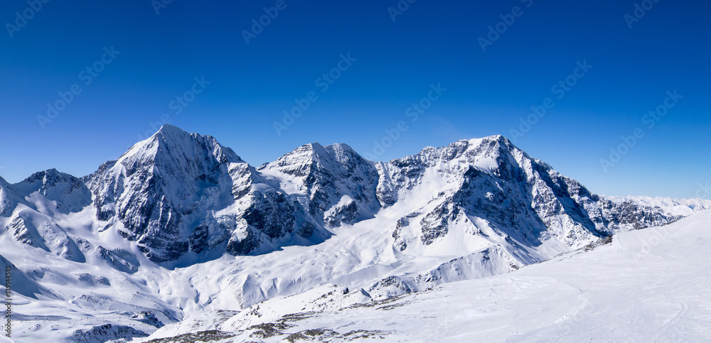 Winter panorama moutain view II