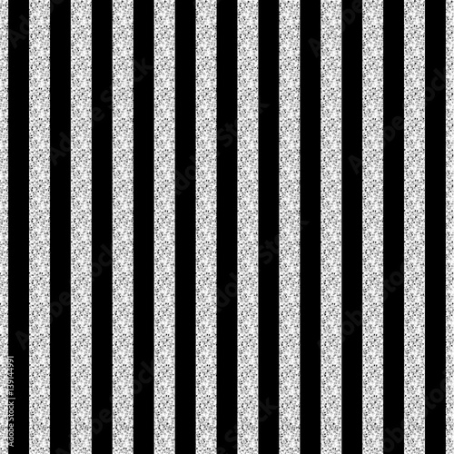 seamless black and silver glitter stripe pattern background