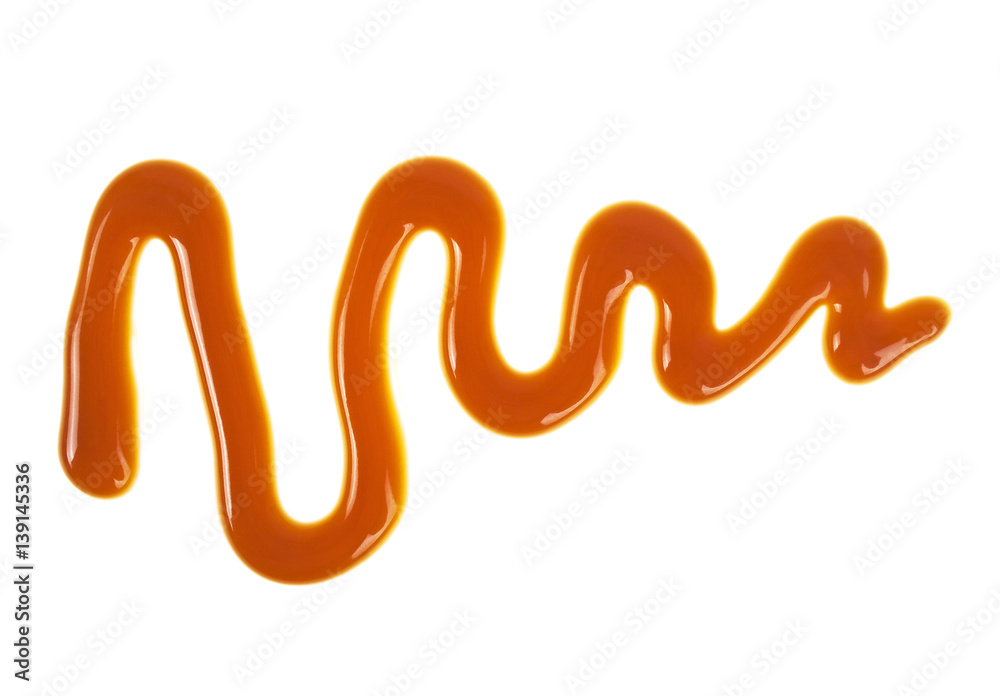 Caramel isolated on white background Caramel isolated on white background