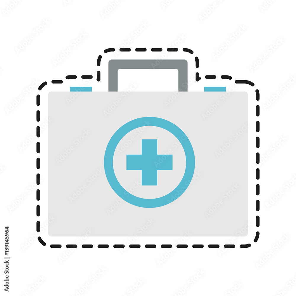 Obraz premium first aid kit icon image vector illustration design