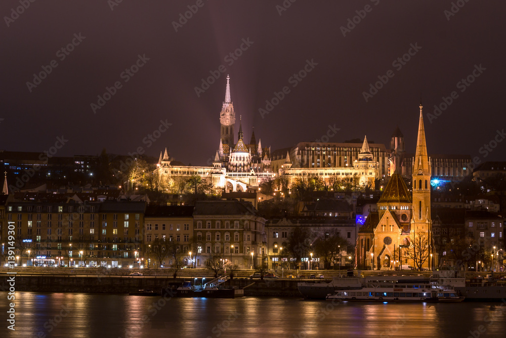 Obraz premium Budapest at Night