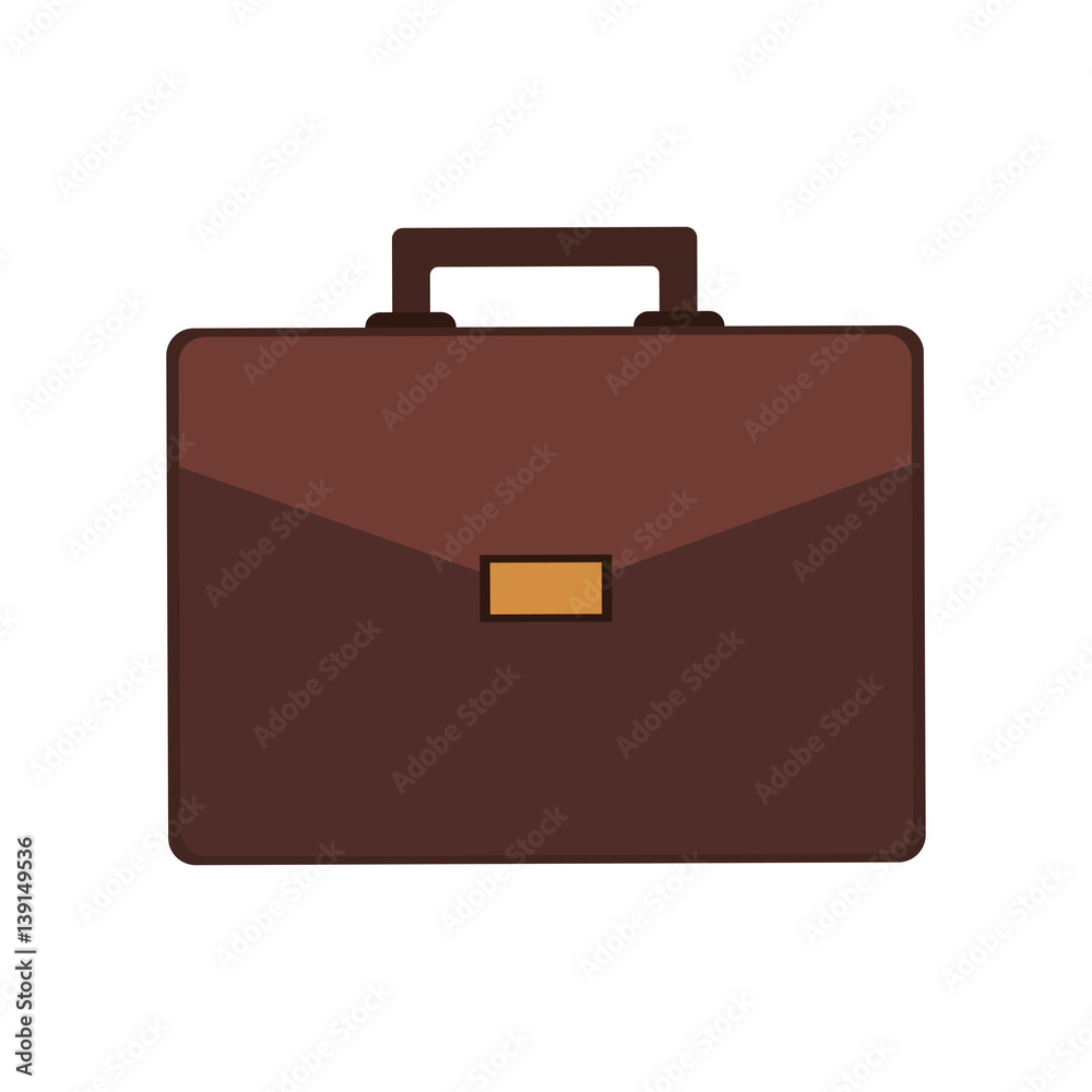 business briefcase icon over white background. colorful design. vector illustration business briefcase icon over white background. colorful design. vector illustration