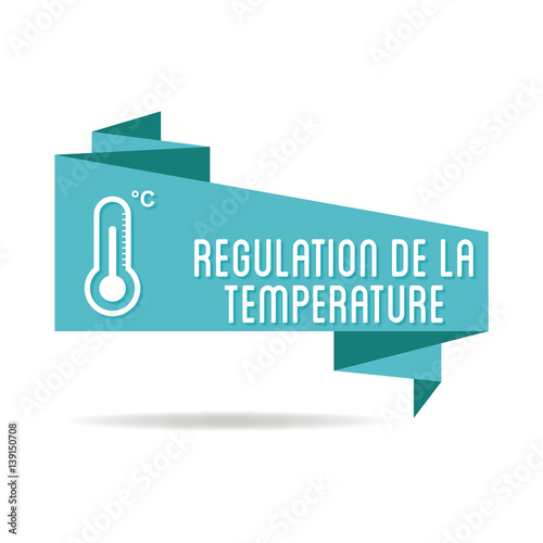 Logo régulation de la température.