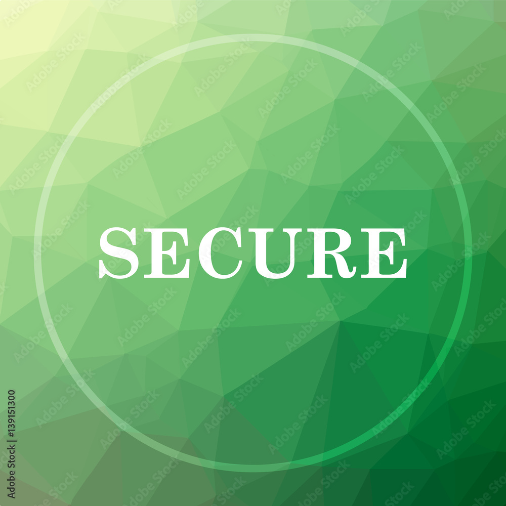 Fototapeta premium Secure icon