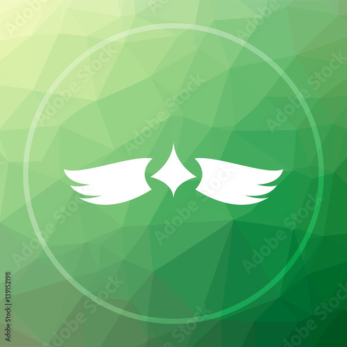Bilde på lerret Wings icon