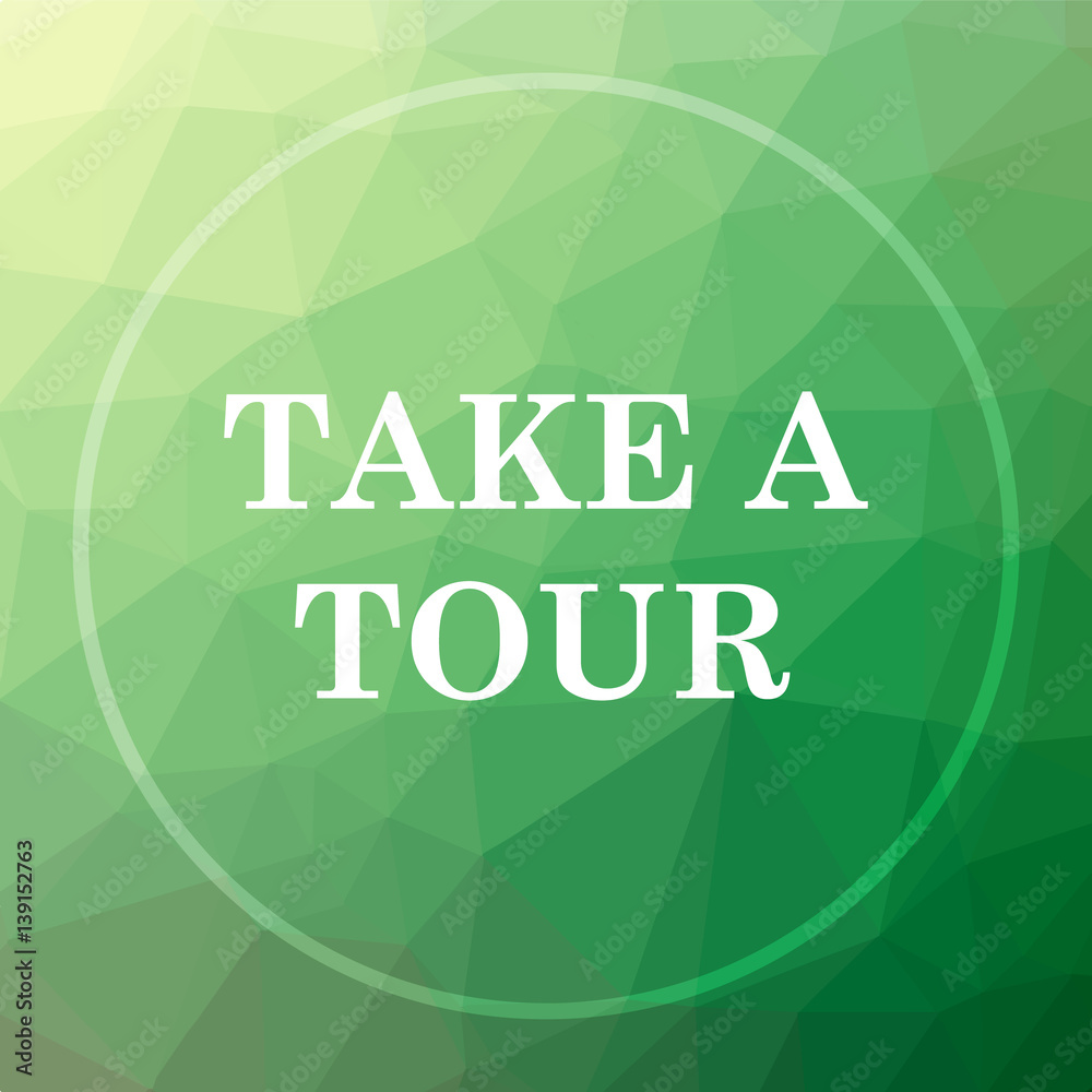 Fototapeta premium Take a tour icon
