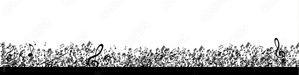 Fototapeta premium Musiknoten