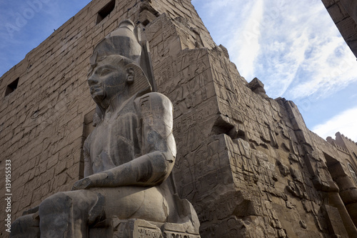 Egypt  Luxor Temple  Statue of Rameses II