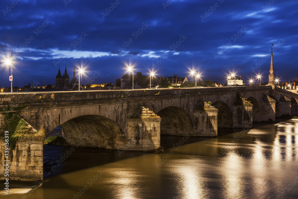 Jacques Gabriel Bridge in Blois Jacques Gabriel Bridge in Blois