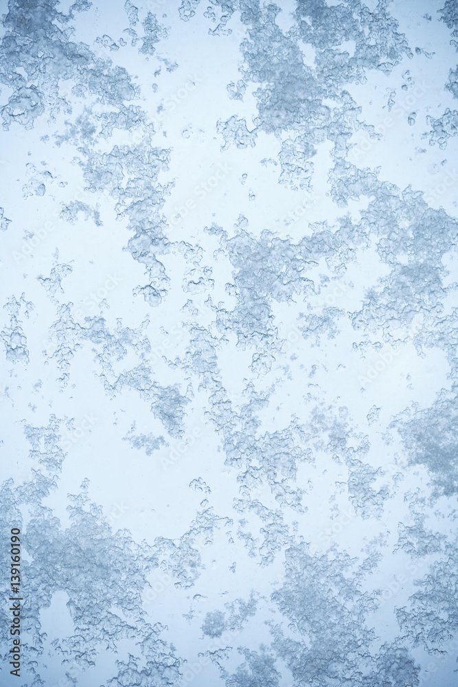 Schnee auf einem Fenster Schnee auf einem Fenster