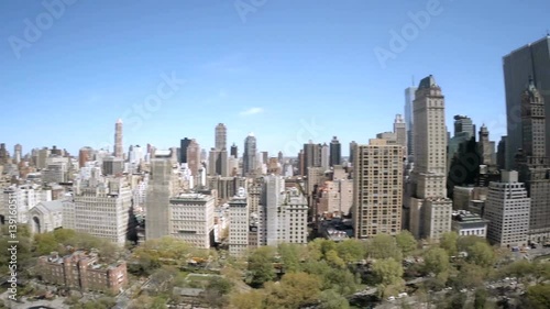 Aerial view of Manhattan in New York City