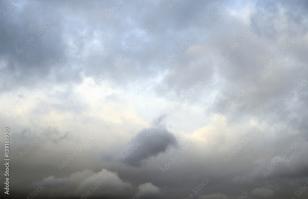 Obraz premium Cloud sky at evening.