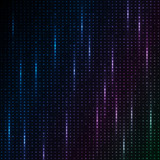 Abstract blue color neon dots, dotted technology background. Glowing particles, led light pattern, futuristic texture, digital vector design