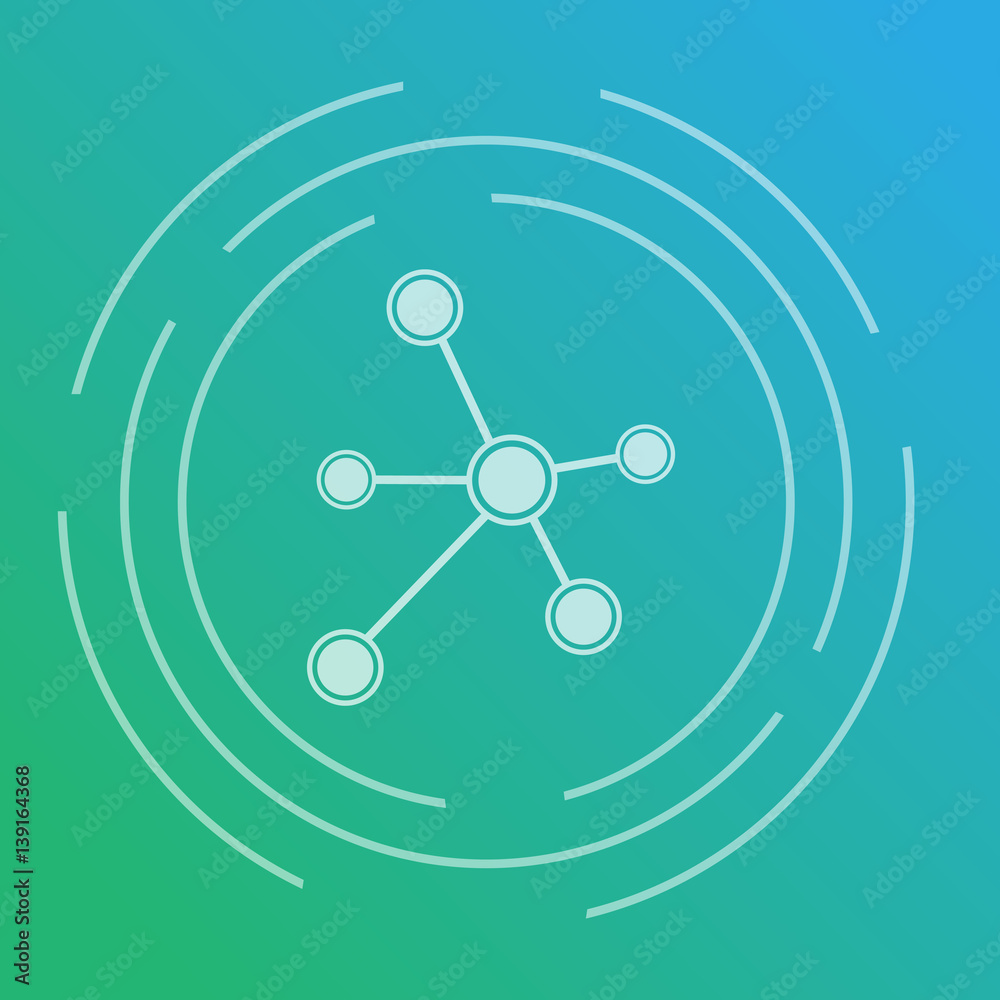 Social network icon. Vector illustration Social network icon. Vector illustration