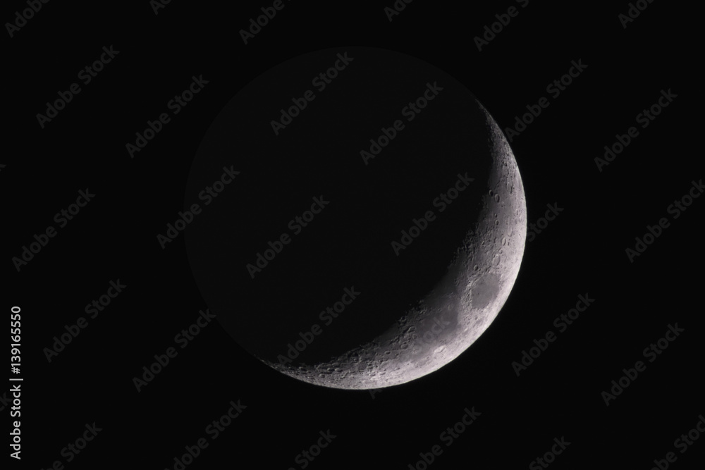 Naklejka premium Luna primo quarto