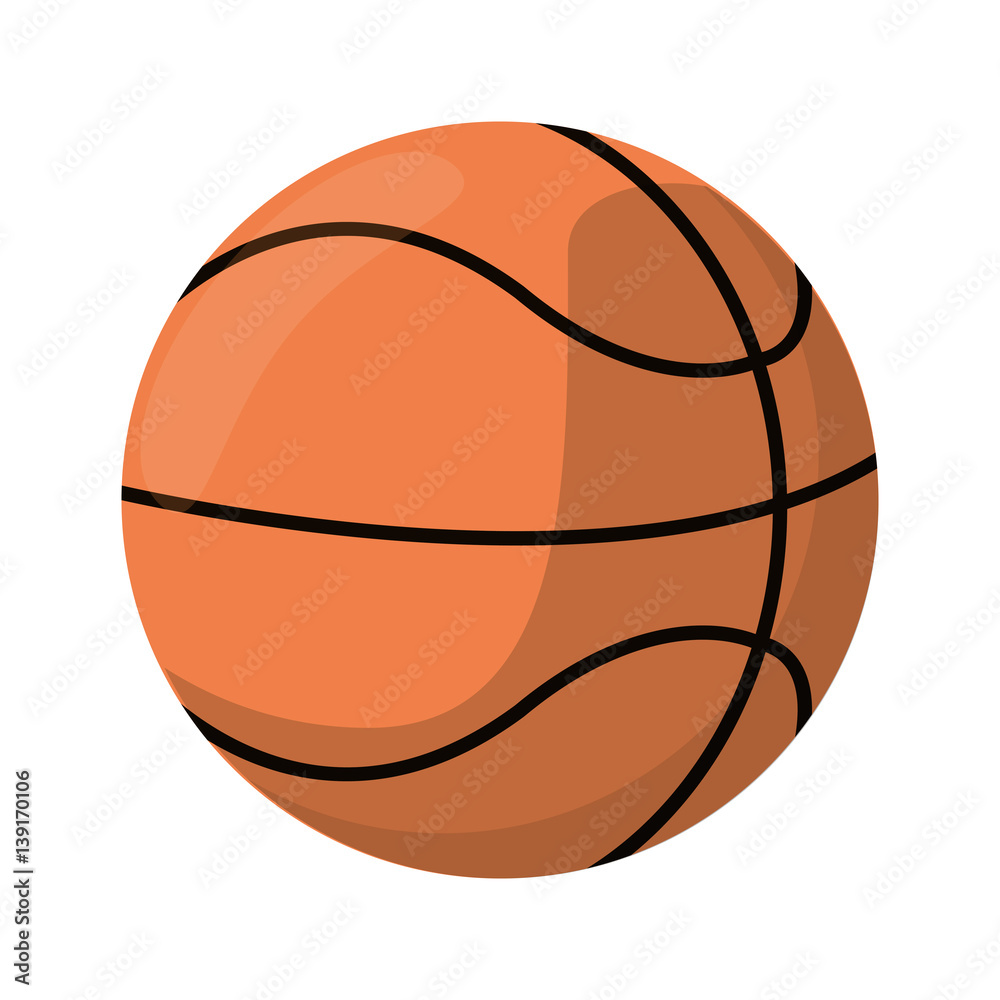basketball ball play icon vector illustration eps 10
