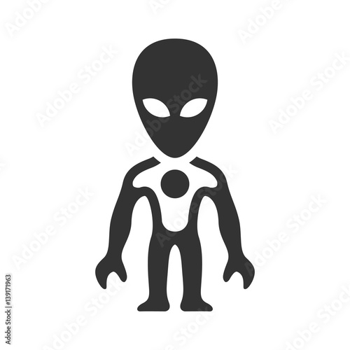 BW icon - Alien