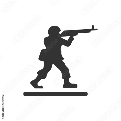 BW icon - Toy soldier