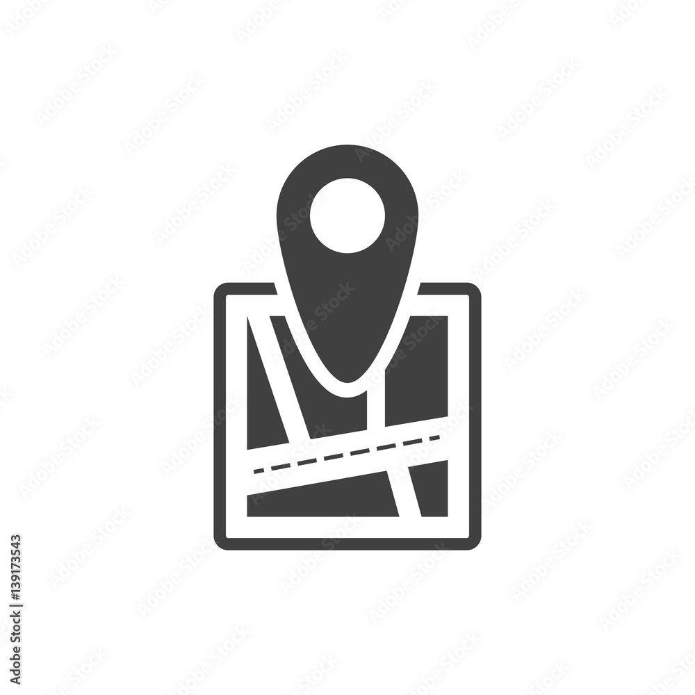BW icon - Road map BW icon - Road map