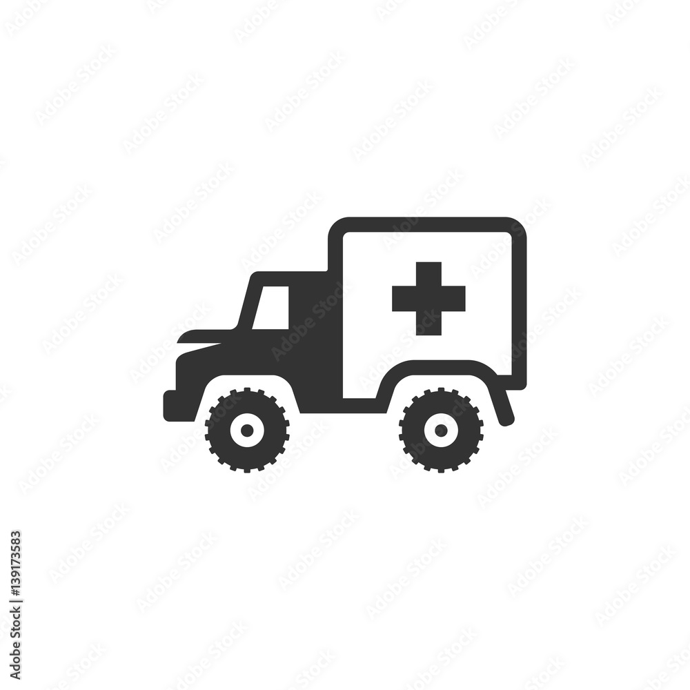 BW Icons - Military ambulance