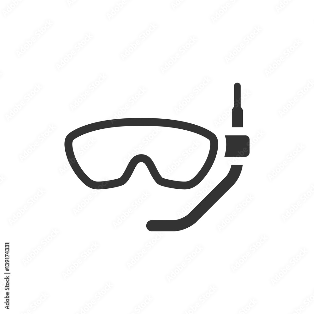 BW Icons - Snorkle mask BW Icons - Snorkle mask