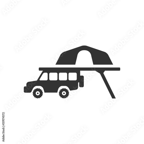 BW Icons - Mobile camping tent
