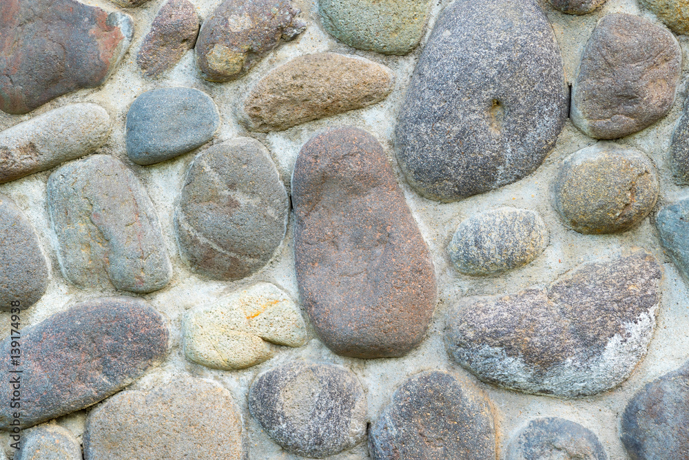 Texture of a stone pavement Texture of a stone pavement