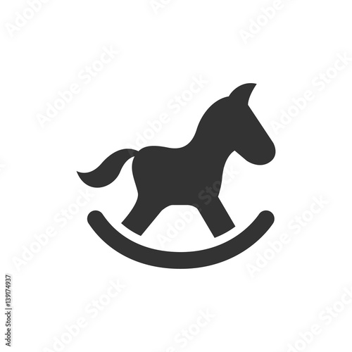 BW icon - Rocking horse toy