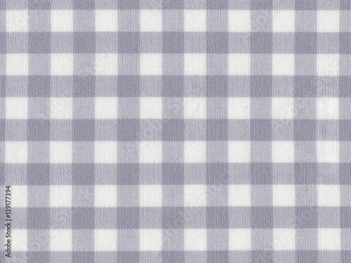 texture of cotton check fabric for background.