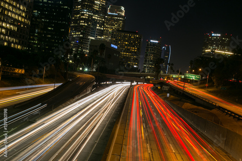 night life, city light, down town California
